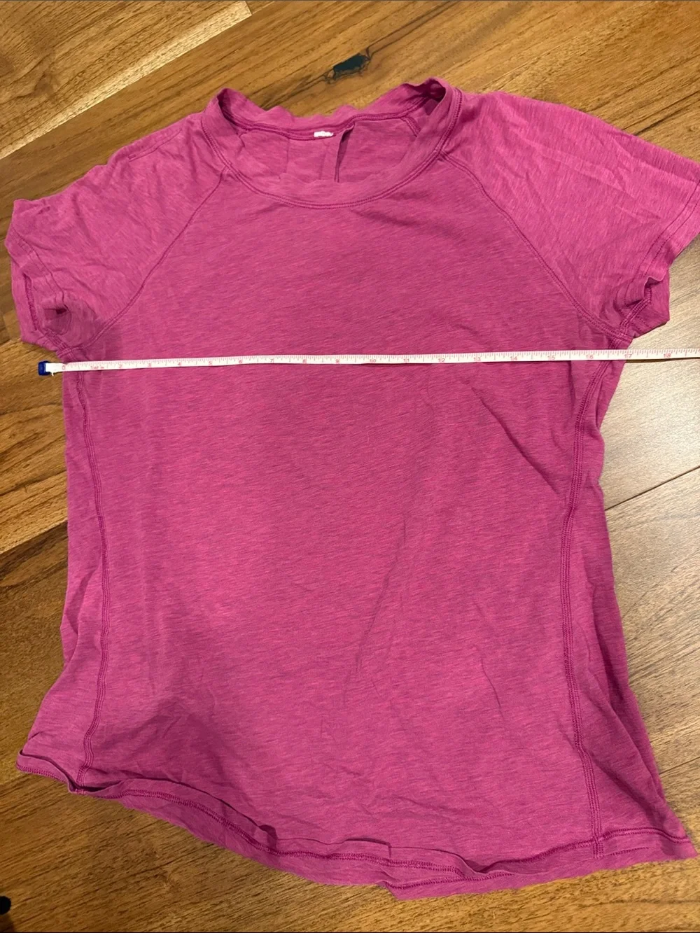 Women's Short-Sleeve Crewneck Top - Raspberry Pink